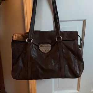Pre-owned slightly distressed Prada leather purse